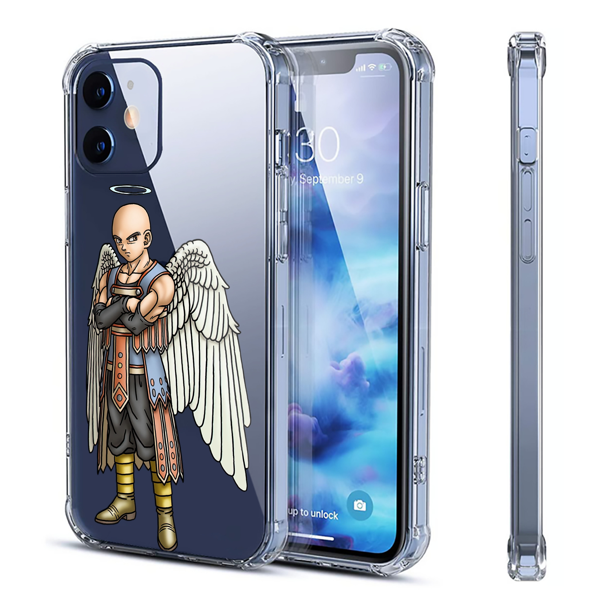 （画像用） ドラゴンクエスト Doragon Kuesuto Dragon Quest 【iPhone 12シリーズ対応】透明スマホケース（クリアソフトケース）